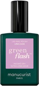 MANUCURIST Green Flash Gel Polish Lisa Lilas 15ml produkt bild