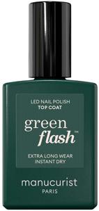MANUCURIST Green Flash Gel Polish Top Coat 15ml produkt bild