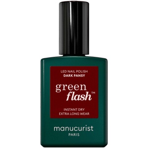 Manucurist Green Flash LED Gel Nail Color Dark Pansy Produktbild