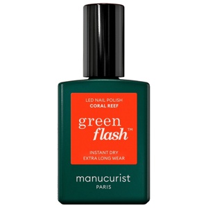 Manucurist Green Flash Led Nail Polish Coral Reef 15ml produkt bild