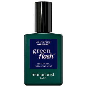 Manucurist Green Flash Led Nail Polish Dark Night 15ml produkt bild