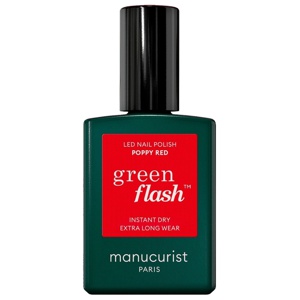 Manucurist Green Flash Led Nail Polish Poppy Red 15ml produkt bild