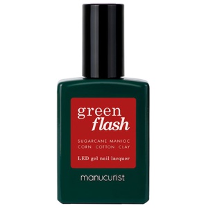 Manucurist Green Flash Neglelak 15 ml - Cherry Red produktbillede