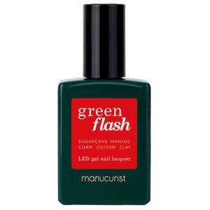 Manucurist Green Flash Neglelak 15 ml - Poppy Red produktbillede