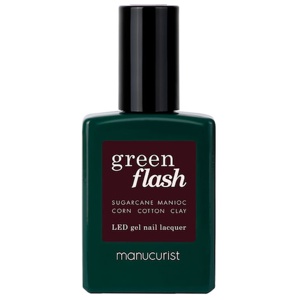 Manucurist - Green - Neglelak Ledlys - Green Flash - Hollyhock 15ml - For Women produktbillede