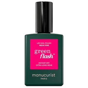 Manucurist - Green - Neglelak Ledlys - Green Flash Neon Pink - For Women produktbillede