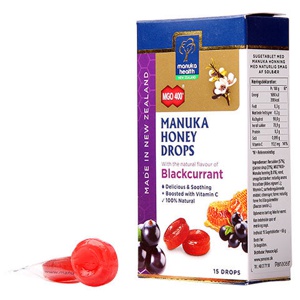Manuka Health Manuka Honning Drops   Solbær produktbillede