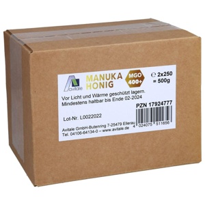 Manuka Honig Mgo 400 +, 500 g n.v. Produktbild