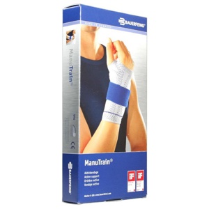 Manutrain Handgelenkbandage GrÃ¶Ãe 3 rechts titan Produktbild
