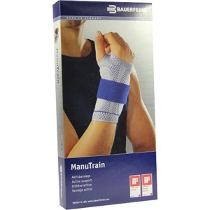 Manutrain Handgelenkbandage GrÃ¶Ãe 4 rechts schwarz Produktbild