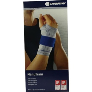 Manutrain Handgelenkbandage GrÃ¶Ãe 6 rechts schwarz Produktbild
