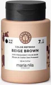 Maria Nila Color Refresh 7.23 Beige Brown 100 ml produkt bild