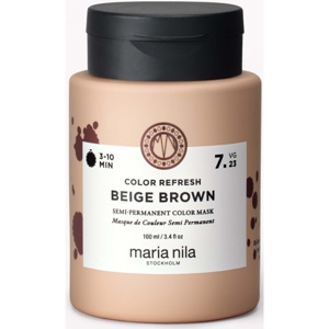 maria nila Colour Refresh Semi-Permanent Color Mask 7.23 Beige Brown Produktbild
