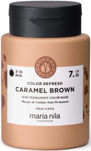 maria nila Colour Refresh Semi-Permanent Color Mask 7.35 Caramel Brown produktbilde