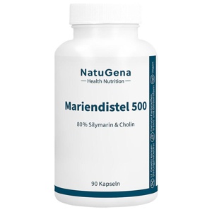 Mariendistel 500 Silymarin & Cholin vegan Kapseln, 90 St Kapseln Produktbild