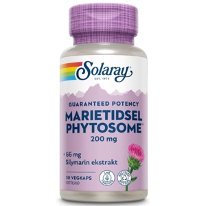 Solaray Marietidsel Phytosome - 30 kaps. produktbillede