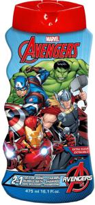 Marvel Avengers Bubblebath & Shampoo 2in1 475 ml produkt bild