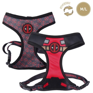 Marvel Studios Deadpool Vadderad Reversibel Hundsele - M/L produkt bild