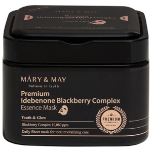 Mary&May Idebenone Blackberry Complex Mask, 20 st produkt bild