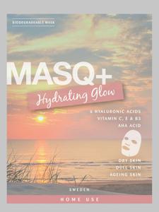 MASQ+ Hydrating Glow Sheet Mask 20 ml produkt bild