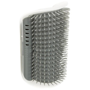 Massage børste til hjørne 8x13 cm grå produktbillede