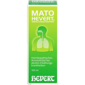 MATO HEVERT Erkältungstropfen 100 ml Tropfen Produktbild