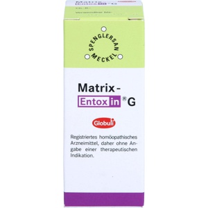 Matrix Entoxin G Globuli, 10 g Globuli Produktbild