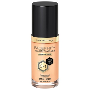 Max Factor Facefinity All Day Flawless 3In1 Foundation W44 Warm Ivory 30 ml Produktbild