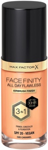 Max Factor Facefinity All Day Flawless 3-In-1 Foundation 85 Caramel produktbilde