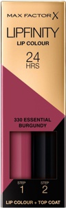 Max Factor Lipfinity 2-Step Long Lasting Lipstick 330 Essentail Burgundy produktbilde