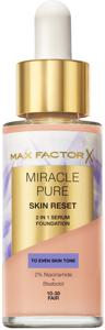 Max Factor Miracle Pure 2in1 Skin Reset Serum Foundation 10-30 Fair produkt bild