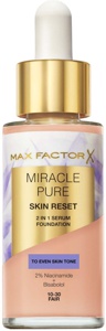 Max Factor Miracle Pure 2In1 Skin Reset Serum Foundation 10-30 Fair produktbilde