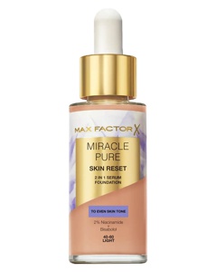Max Factor Miracle Pure 2in1 Skin Reset Serum Foundation 30 ml - 40-60 Light Produktbild