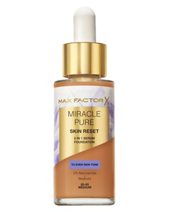 Max Factor Miracle Pure 2in1 Skin Reset Serum Foundation 30 ml - 85-90 Medium to Deep Produktbild