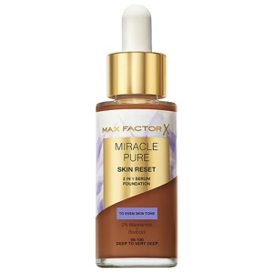 Max Factor Miracle Pure 2in1 Skin Reset Serum Foundation 30 ml - 95-100 Deep to Very Deep Produktbild
