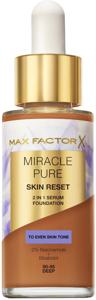 Max Factor Miracle Pure 2in1 Skin Reset Serum Foundation 80-85 Medium produkt bild