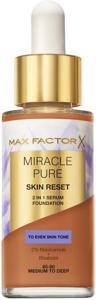 Max Factor Miracle Pure 2in1 Skin Reset Serum Foundation 85-90 Medium to Deep produkt bild