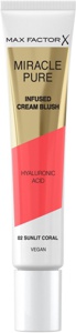 Max Factor Miracle Pure Cream Blush 02 Sunlit Coral - 15 ml produktbillede