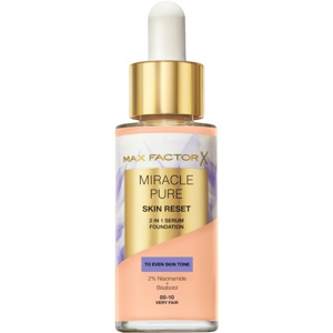 Max Factor Miracle Pure Miracle Pure Skin Reset 2 In 1 Serum Foundation 10 Very Fair Produktbild