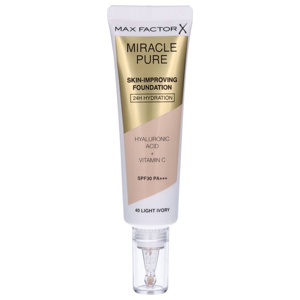 Max Factor Miracle Pure Skin-Improving Foundation - 40 Light Ivory 30 ml Produktbild