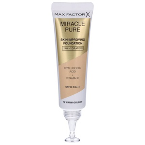 Max Factor Miracle Pure Skin-Improving Foundation - 76 Warm Golden 30 ml Produktbild