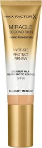 Max Factor Miracle Second Skin Hybrid Foundation 004 Light Medium produkt bild