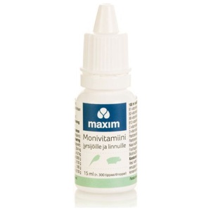 Maxim Multivitamin till gnagare och fågel 15 ml produkt bild