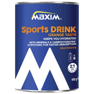 Maxim Sportsdrikk Appelsin, 480 g produktbilde