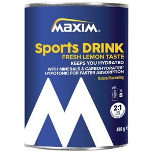 Maxim Sportsdrikk Sitron, 480 g produktbilde