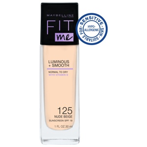 Maybelline Fit Me Liquid Foundation Nude Beige 125 30 ml produkt bild