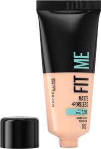 Maybelline Fit Me Matte & Poreless Foundation Fair Ivory 102 produkt bild