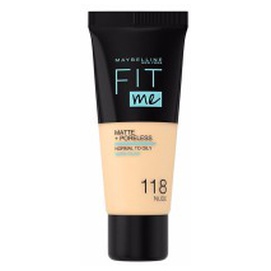 Maybelline Fit Me Matte+Poreless Foundation 118-Nude produktbillede
