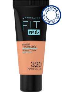 Maybelline Fit Me Matte & Poreless Foundation Natural Tan 320 produkt bild