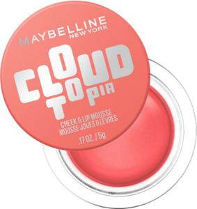 Maybelline New York Cloudtopia Blush Cheek & Lip Mousse Up to 14H Cheek Colour (Various Shades) - 5 Coral Illusion produkt bild